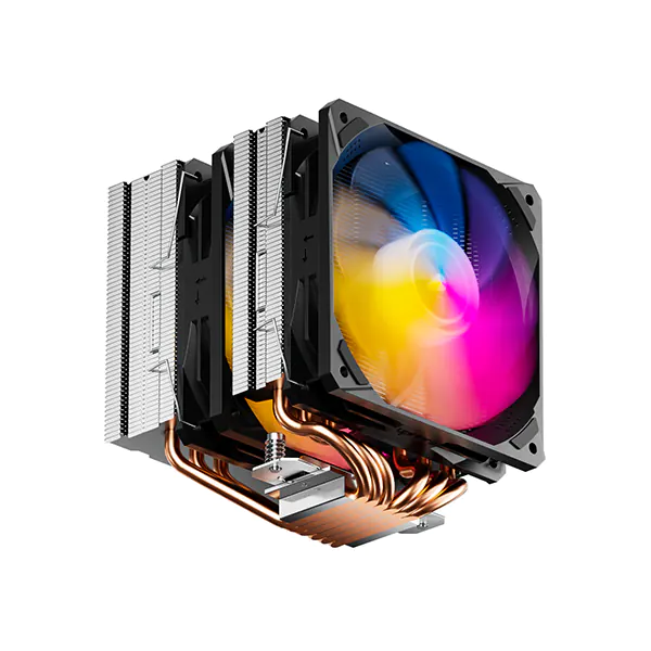 upHere D6SEC ARGB CPU Air Cooler - Black